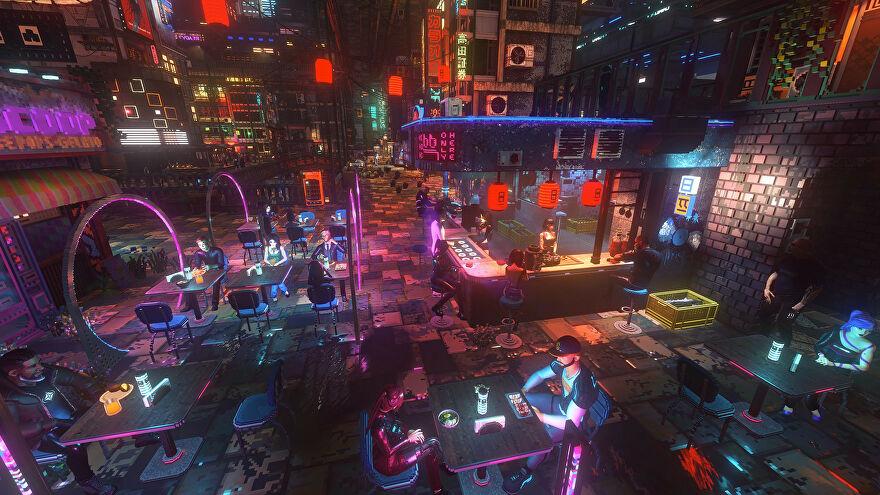 Nivalis는 바를 운영할 수 있는 사이버펑크 Stardew Valley처럼 보입니다