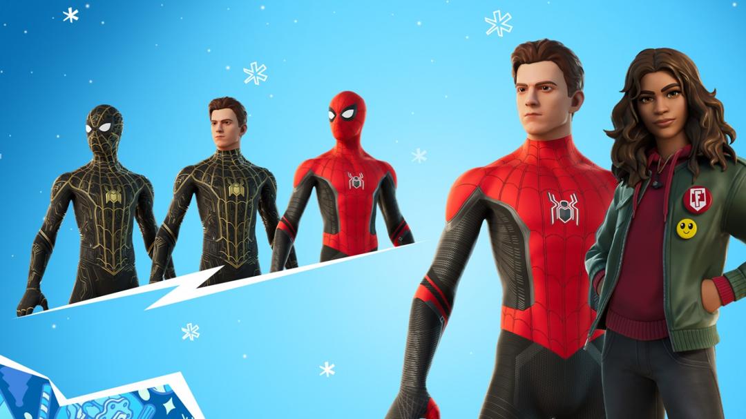 Fortnite 2021 Winterfest 지금 라이브, Spider-Man과 MJ from No Way Home은 오늘 늦게 아이템 샵에 올라올 예정입니다