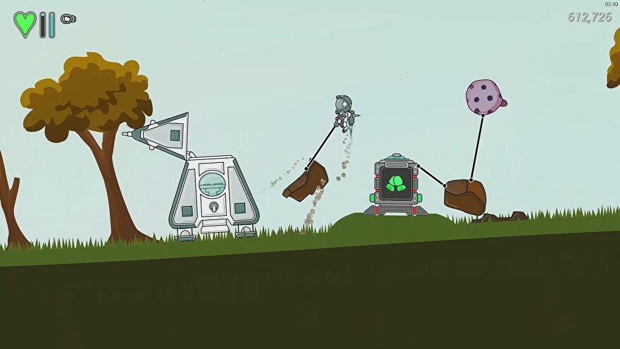 스페이스 밥 대. Replicons는 2D No Man's Sky처럼 보입니다