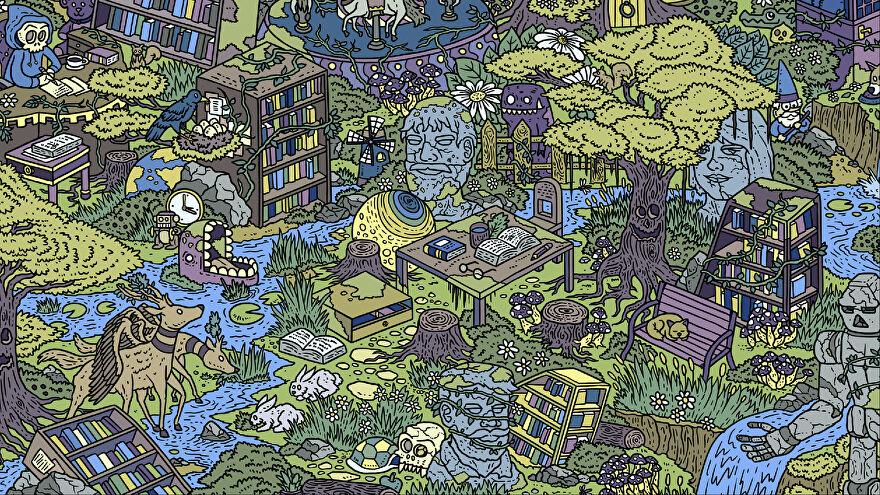 3파운드에 2,357마리의 꿀벌을 구입하고 이 새로운 숨은그림찾기 게임에서 꿀벌을 찾으세요